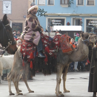 Balthasar auf dem Kamel